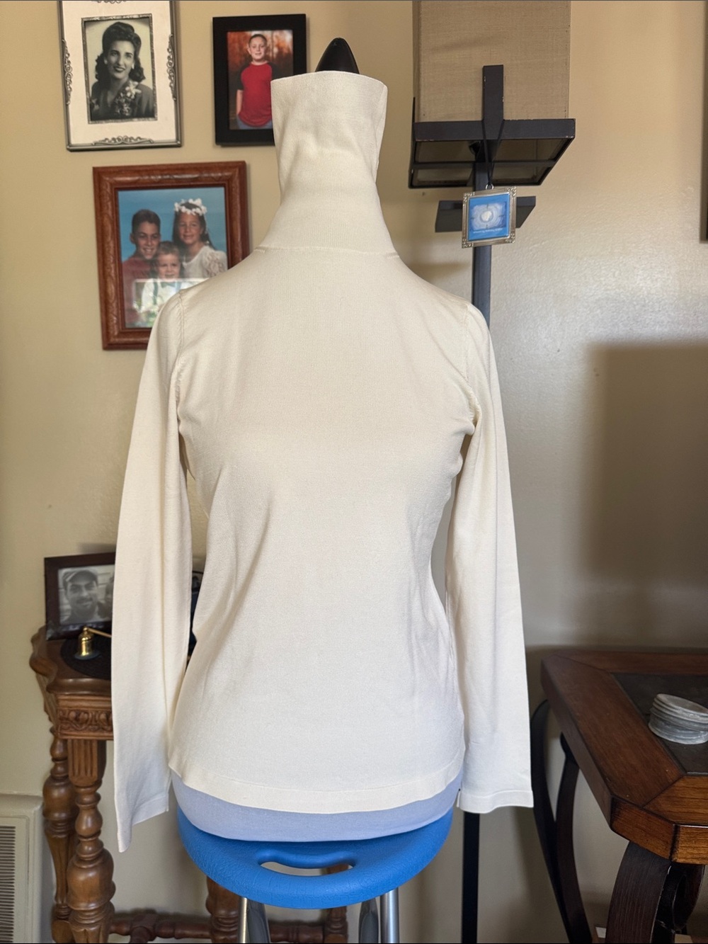Ann Taylor Silk Blend Lightweight Turtleneck
